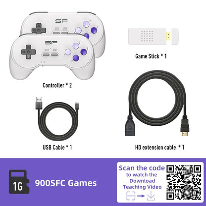 SFC Classic Retro Gaming Console Super SNES Wireless