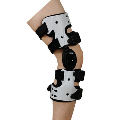 Adjustable unilateral knee joint brace knee internal and external flip corrector support brace orthotic device