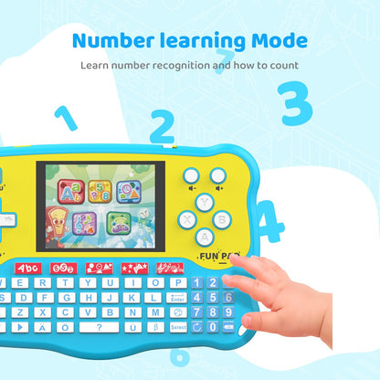 Multi functional children's tablet alphanumeric music voice learning