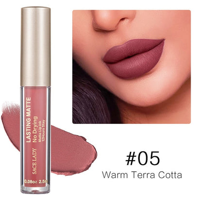 Make Up Waterproof Nude Lipstick Long Lasting