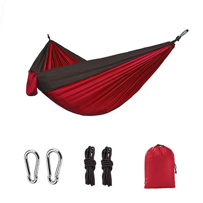 Outdoor Hammock Camping Single And Double Parachute Fabric Color