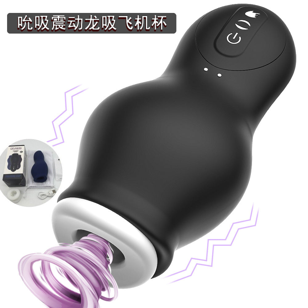 Vibrating Sucking Massager Penis Exerciser Adult Sex Erotic Products