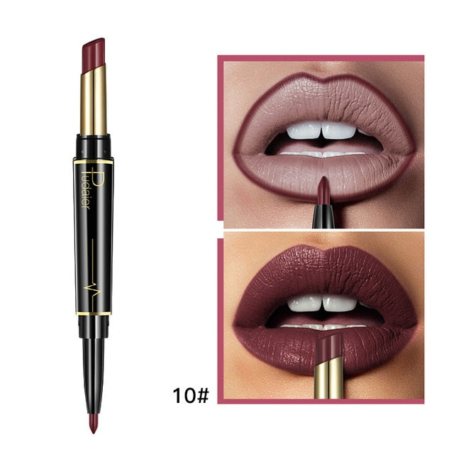 Matte Lipstick Wateproof Double Ended Long Lasting