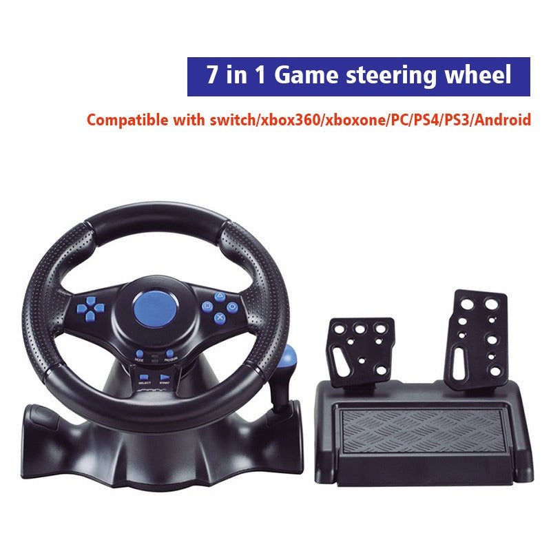 Switch/Xbox One/360/PS4/PS2/PS3/PC racing games 7-in-1 steering wheel