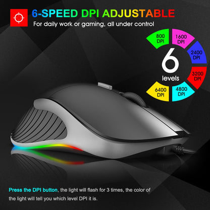 USB Wired Gaming Mouse