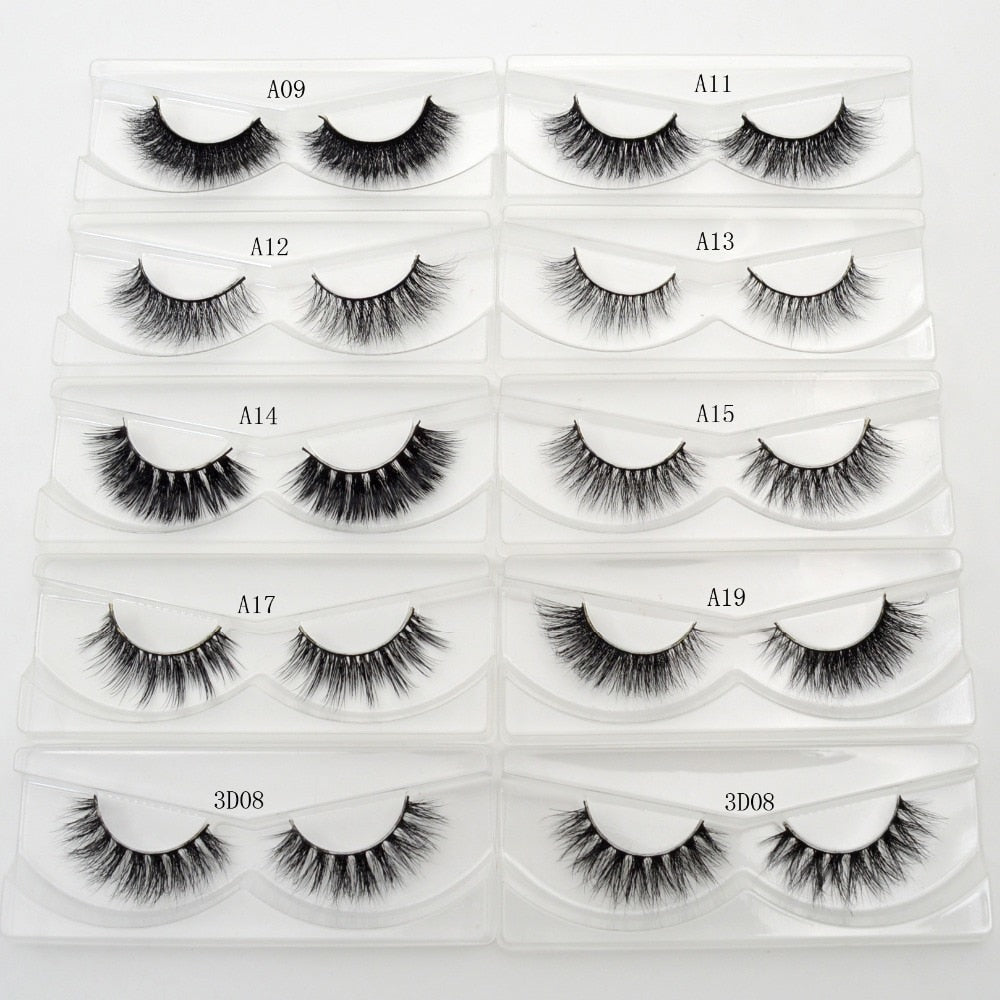 3D Mink Eyelashes Crossing Mink Lashes Hand Made