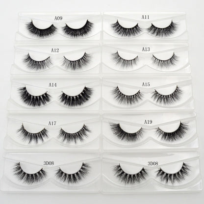 3D Mink Eyelashes Crossing Mink Lashes Hand Made