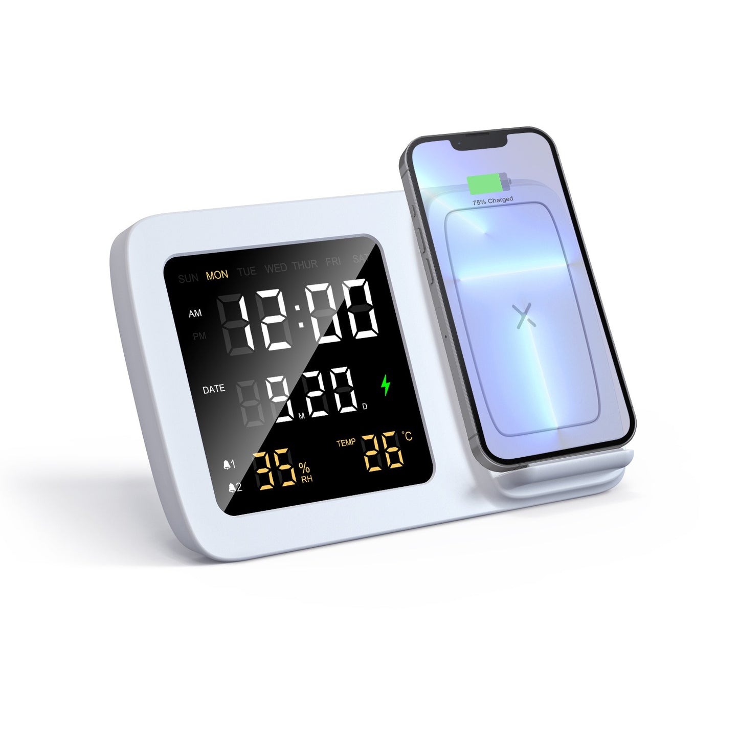 Wireless charging calendar desktop