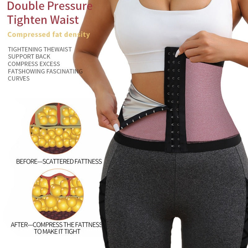 Women's waist belt for fitness and waist tightening