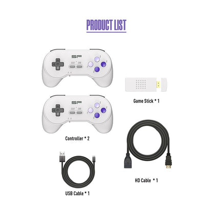 SFC Classic Retro Gaming Console Super SNES Wireless