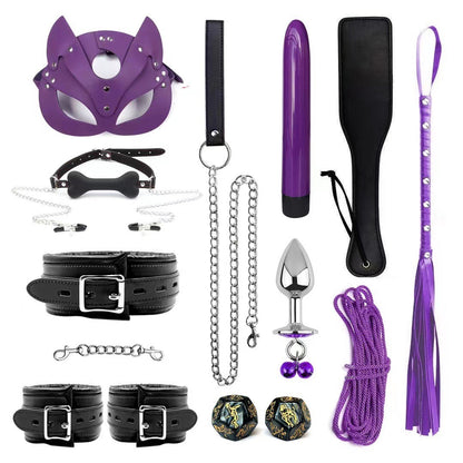 Set Handcuffs Ankle Cuffs Conditioning Bondage Alternative Toys