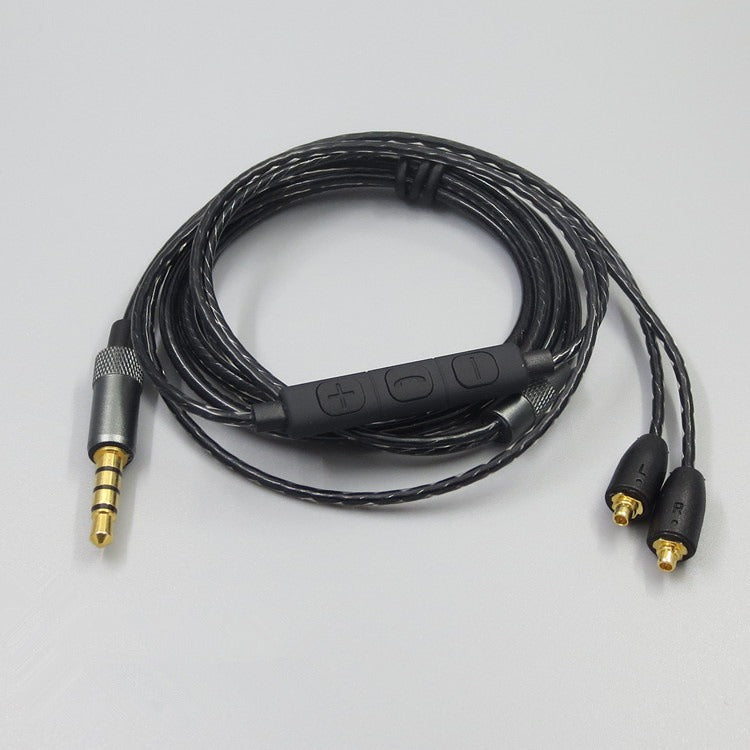 MMCX SE215 SE535 SE846 UE900 volume adjustable headphone cable