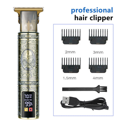 T9 Hairdresser With LCD Display Electric Hair Clipper