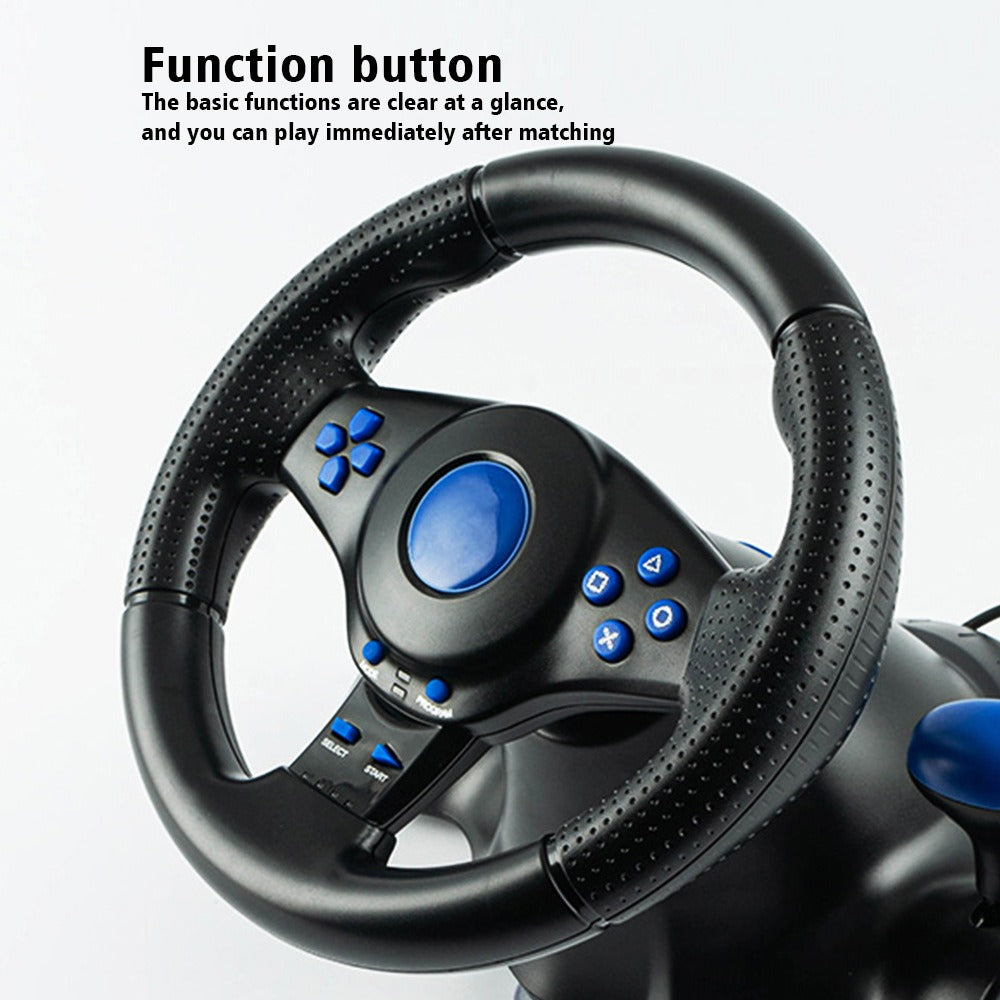 Switch/Xbox One/360/PS4/PS2/PS3/PC racing games 7-in-1 steering wheel