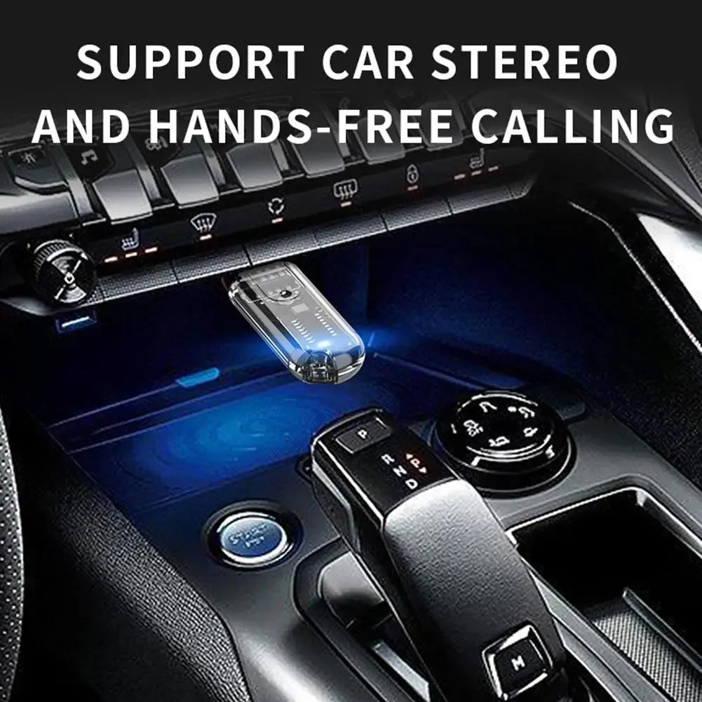 USB interface Bluetooth receiver 5.3 mobile phone Bluetooth connection car computer speaker audio adapter to play music