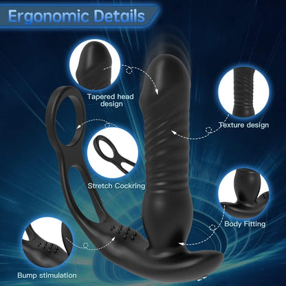 Anal Vibrator Prostate Massager with Remote