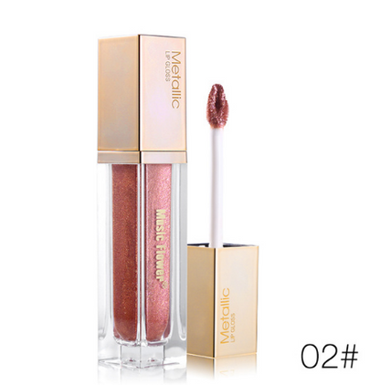 Lipstick Soft Metallic Matte Lipstick Liquid Waterproof