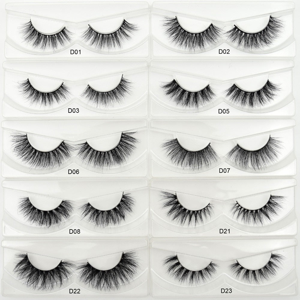 3D Mink Eyelashes Crossing Mink Lashes Hand Made