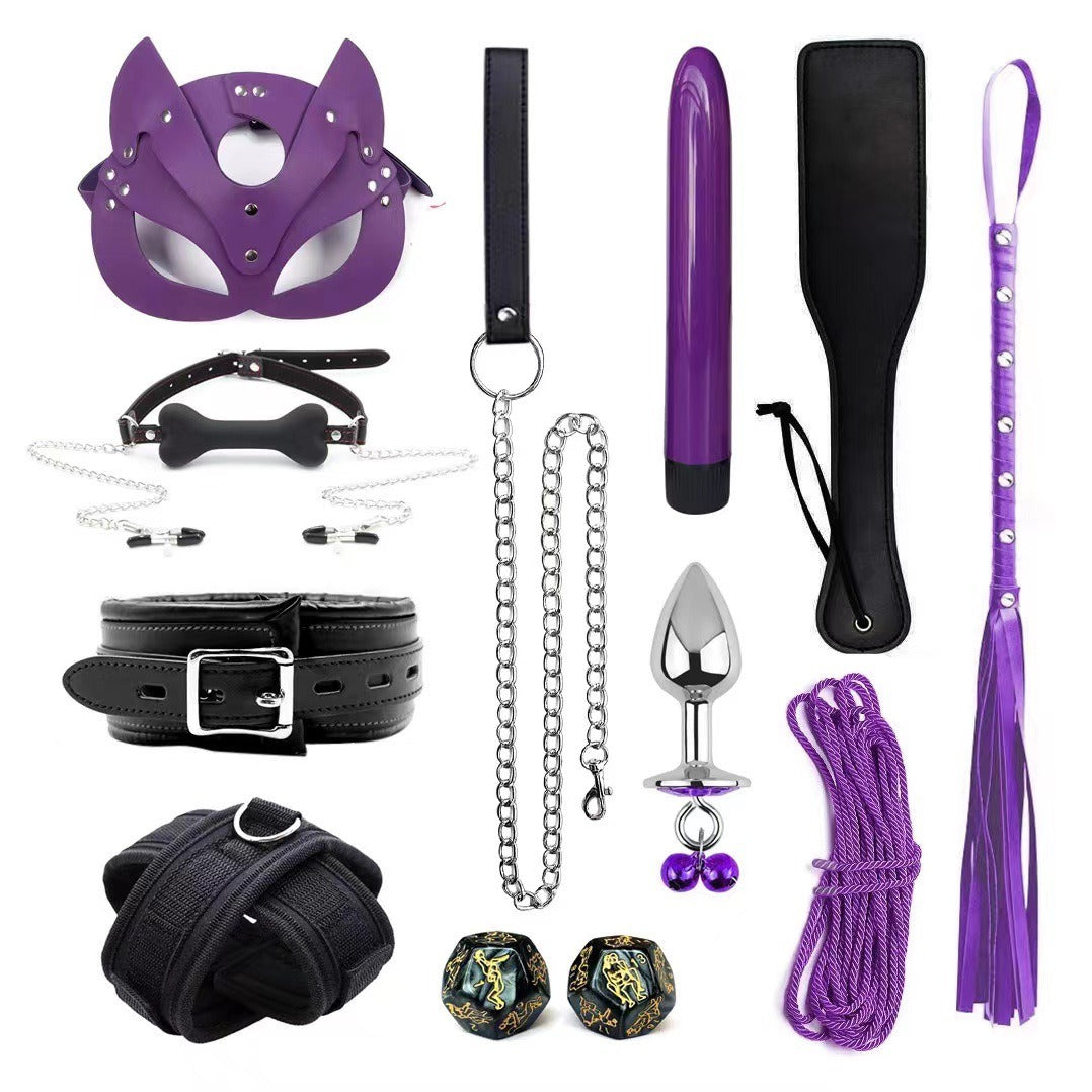 Set Handcuffs Ankle Cuffs Conditioning Bondage Alternative Toys