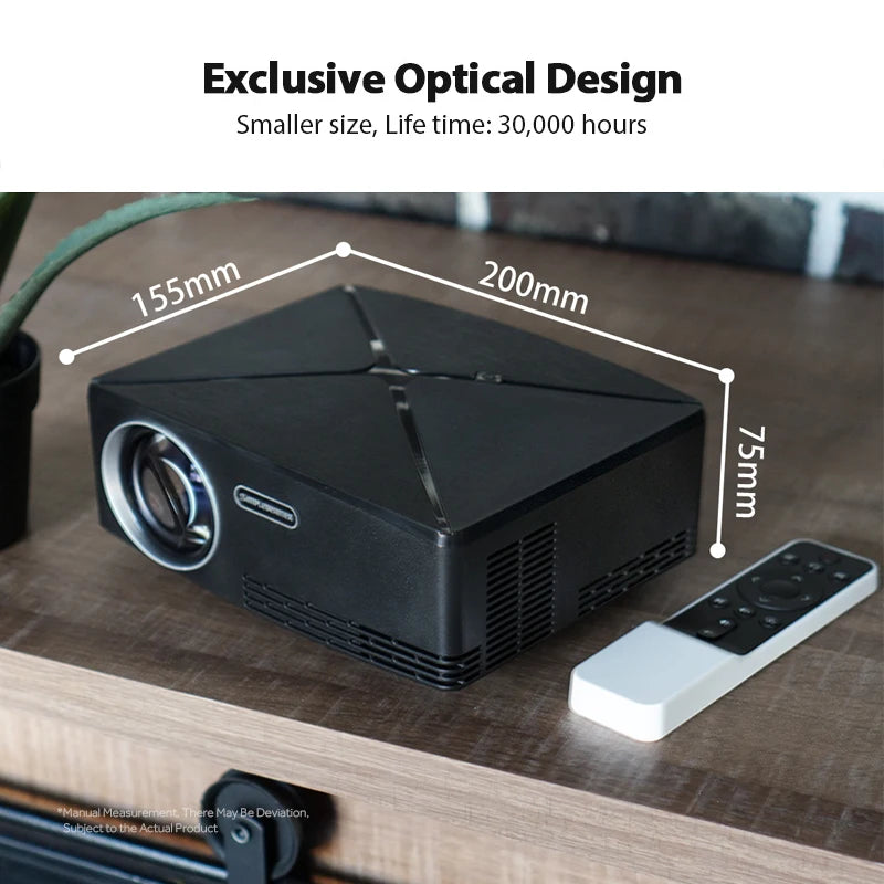 Mini Projector C80 UP, 1280x720 Resolution, Android WIFI