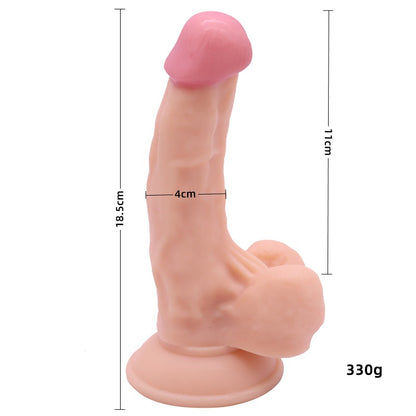 Flesh-colored simulation penis strong sucker