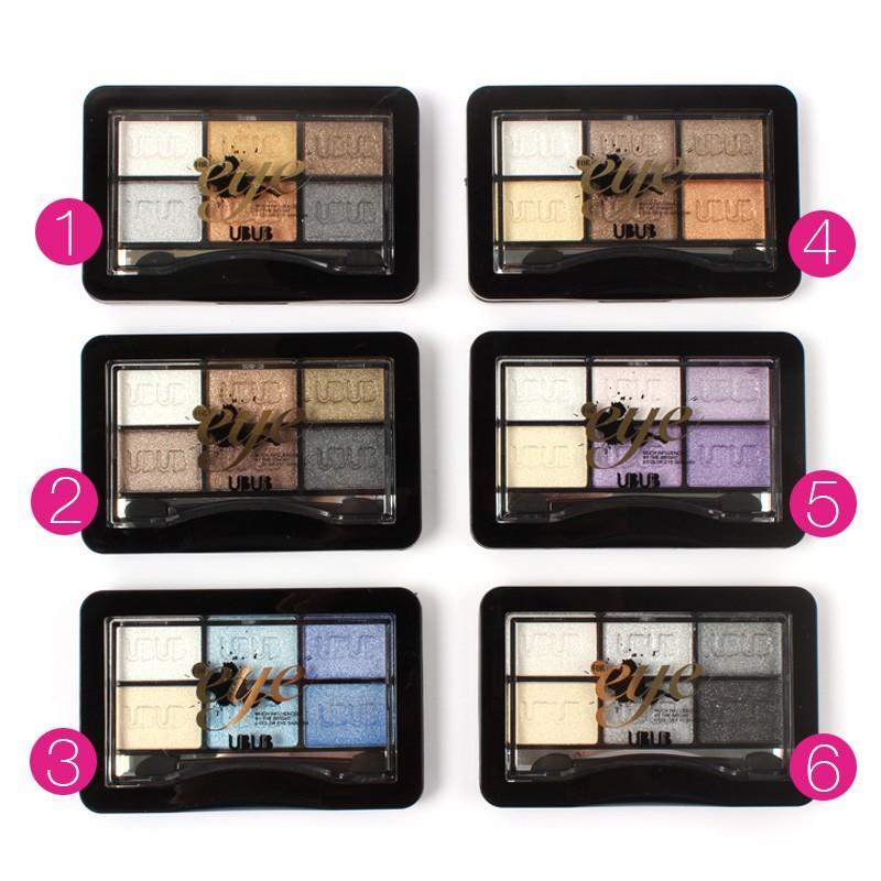 6 Colors Roast Eye Shadow Powder Makeup Palette