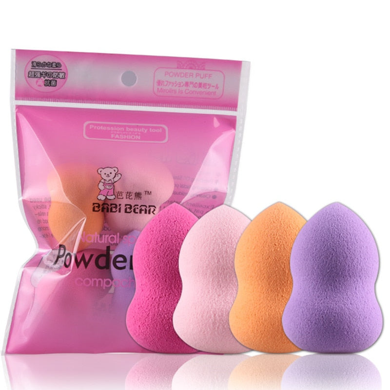 4Pcs/set Mini Beauty Soft Makeup Sponge