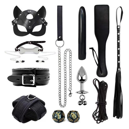 Set Handcuffs Ankle Cuffs Conditioning Bondage Alternative Toys