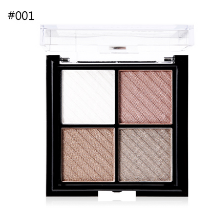 4 Colors Eyeshadow Shimmer Natural  Beauty Makeup Palette