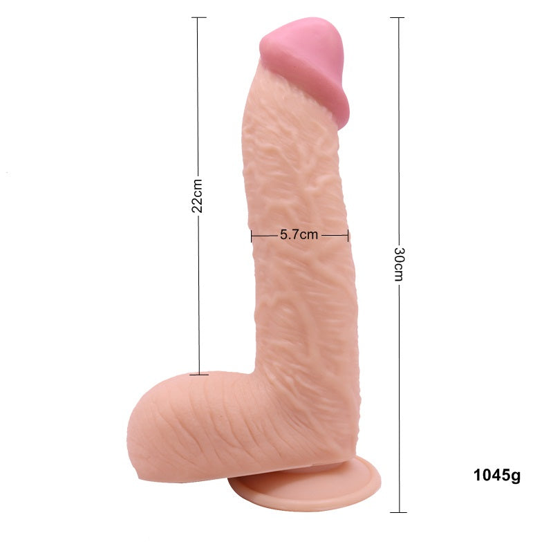 Female super long super coarse sex health care product large simulation penis (11 Inch)