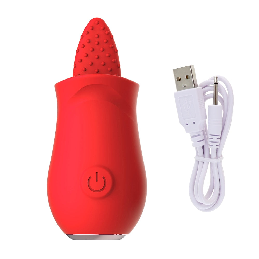 Soft Tongue Licking Vibrator G spot Clitoral Stimulator