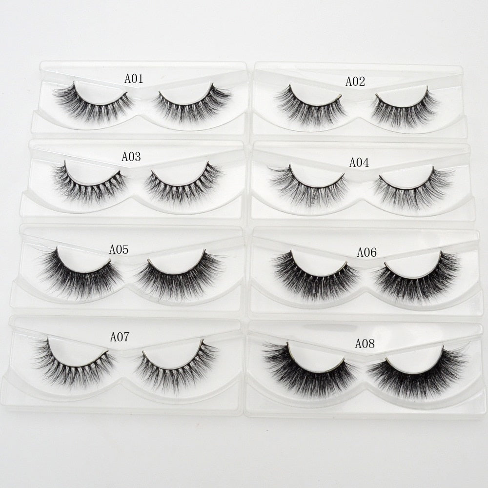 3D Mink Eyelashes Crossing Mink Lashes Hand Made