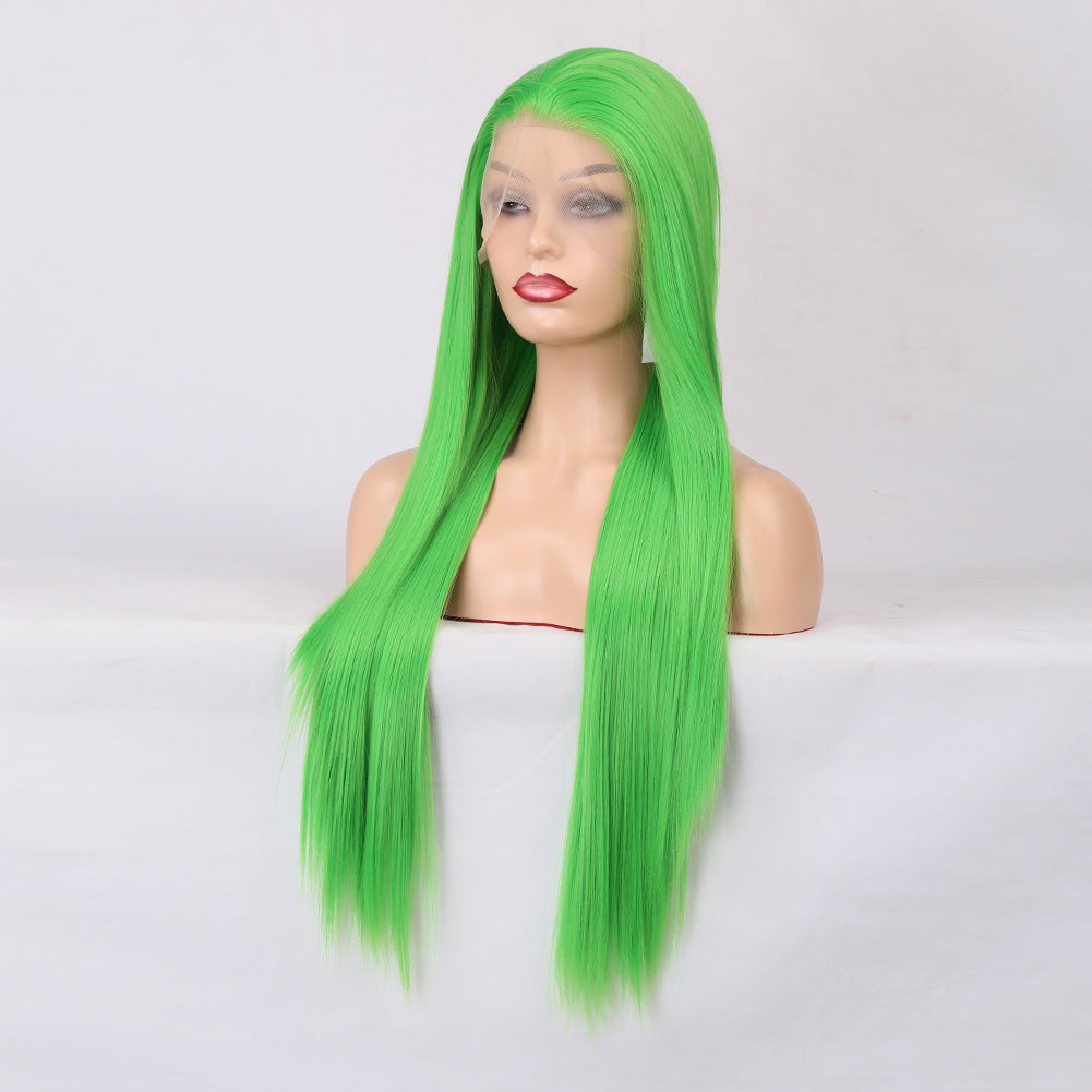 Wig Female Long Hair Chemical Fiber Front Lace