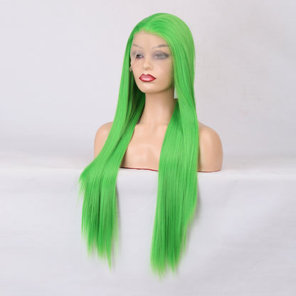 Wig Female Long Hair Chemical Fiber Front Lace