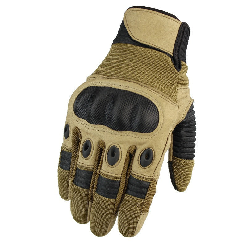 Outdoor mountaineering tactical gloves, anti slip motorcycle riding