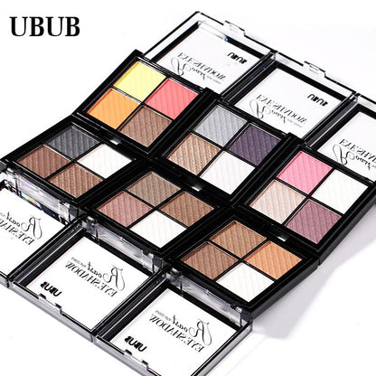 4 Colors Eyeshadow Shimmer Natural  Beauty Makeup Palette