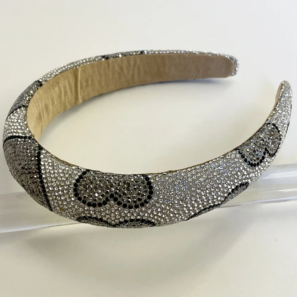 hair bands are simple and versatile with diamond inlay and heart-shaped hair accessories