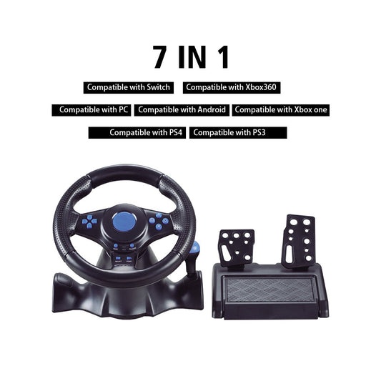 Switch/Xbox One/360/PS4/PS2/PS3/PC racing games 7-in-1 steering wheel