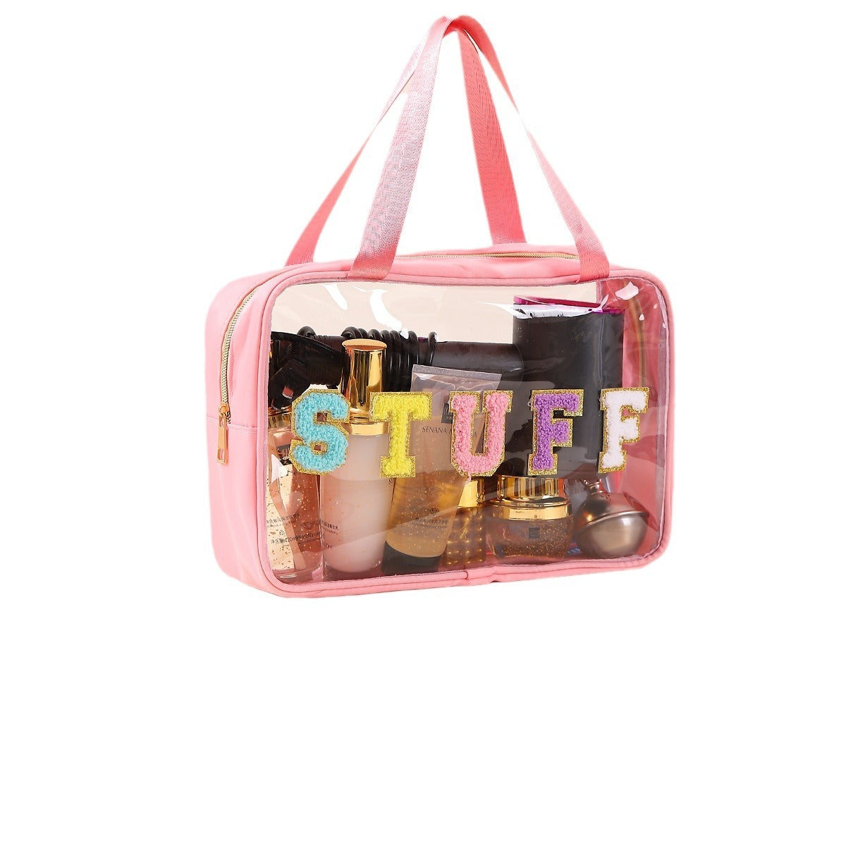 Clear Waterproof Makeup Bag, Portable Cosmetic Storage Bag