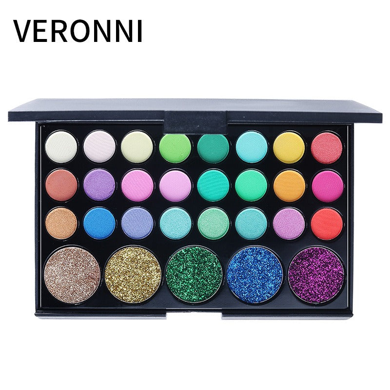 Eyeshadow smoky makeup multi-color eyeshadow palette