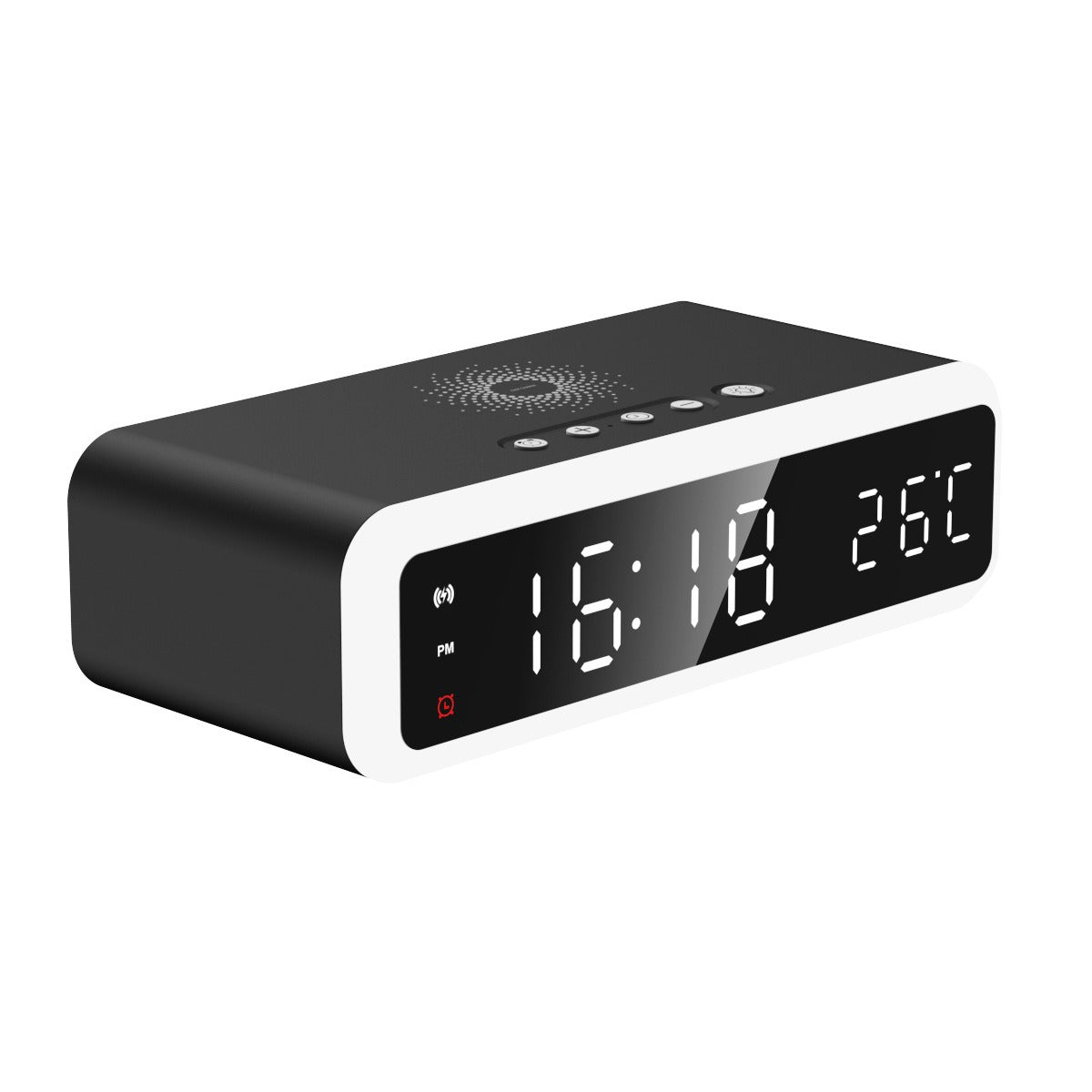 Multifunctional digital alarm clock wireless charging