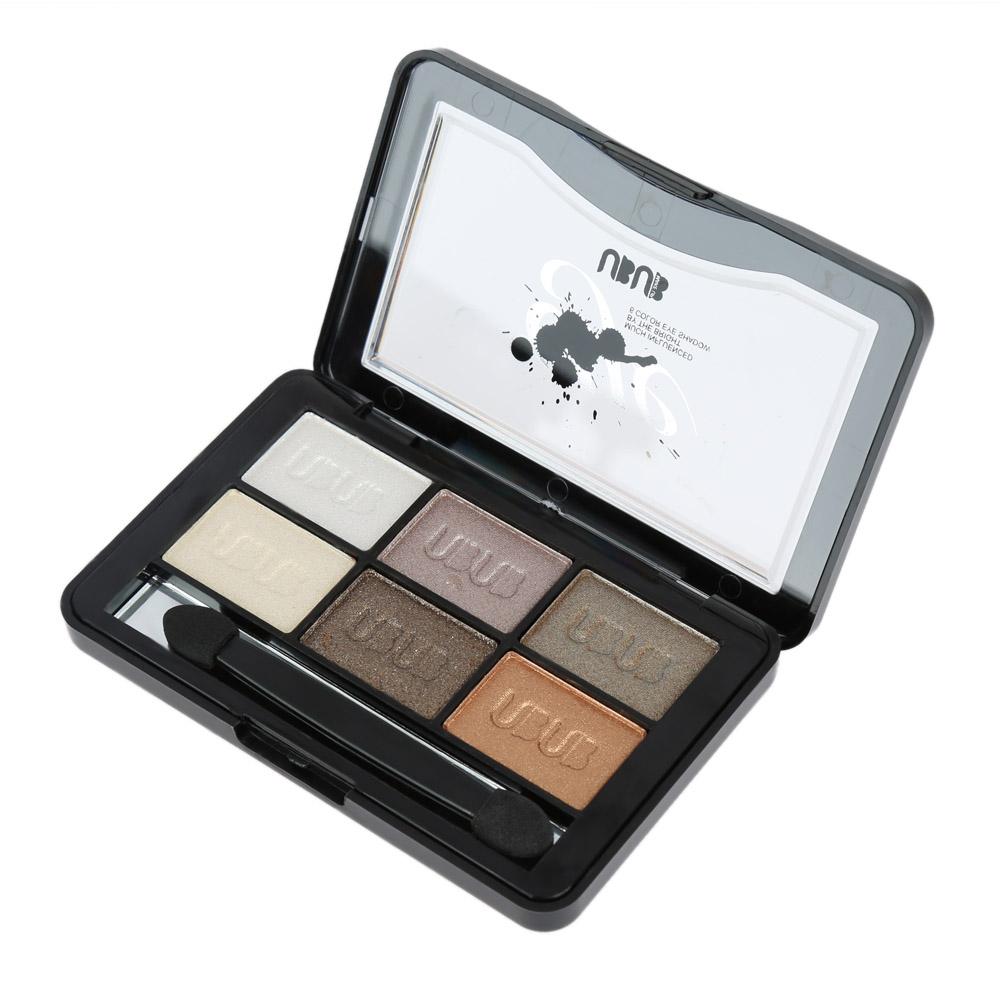 6 Colors Roast Eye Shadow Powder Makeup Palette