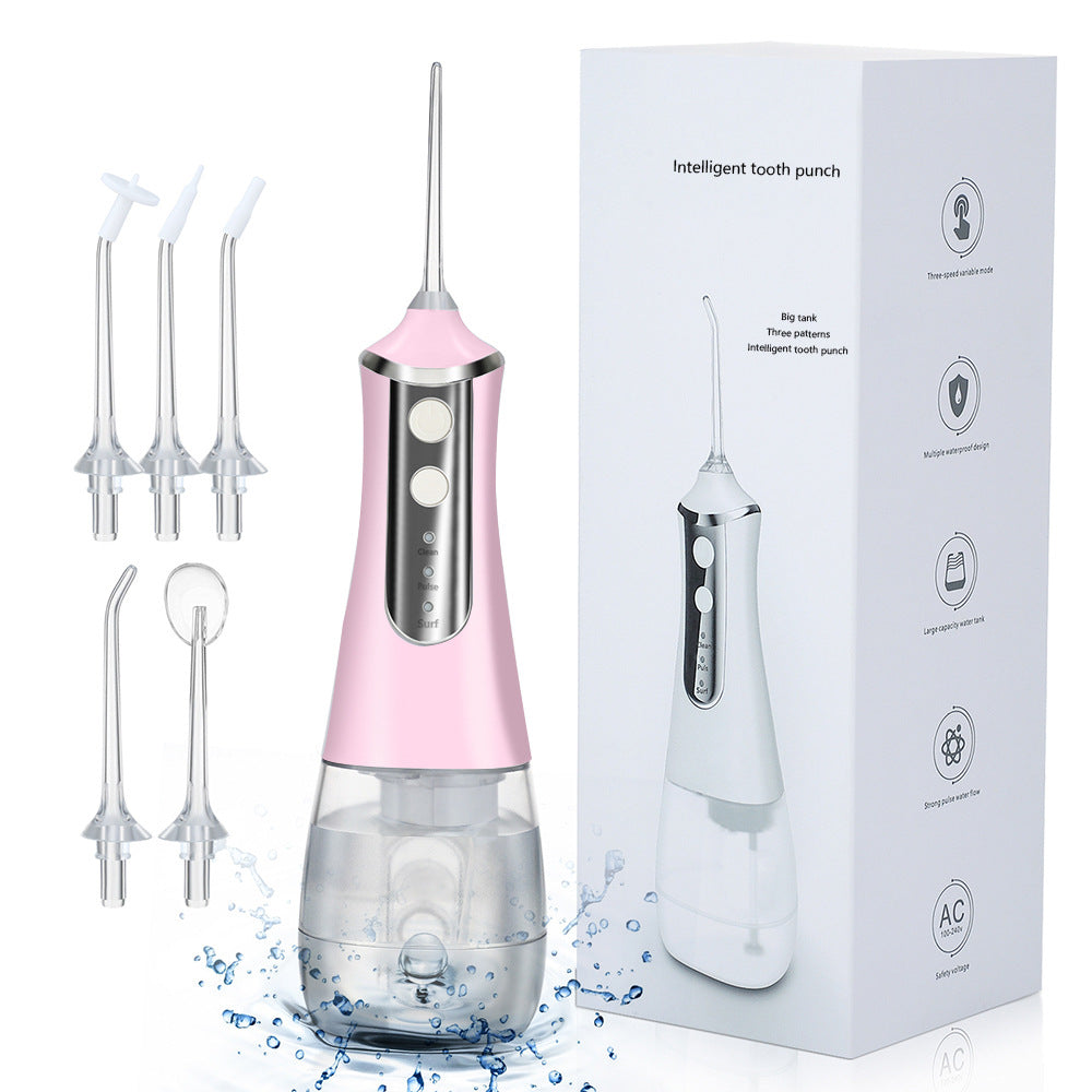 3-Speed Tooth Rinser Electric Oral Tooth Cleaning Device