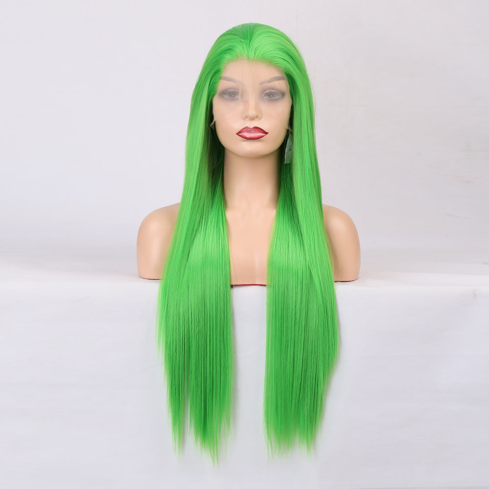 Wig Female Long Hair Chemical Fiber Front Lace