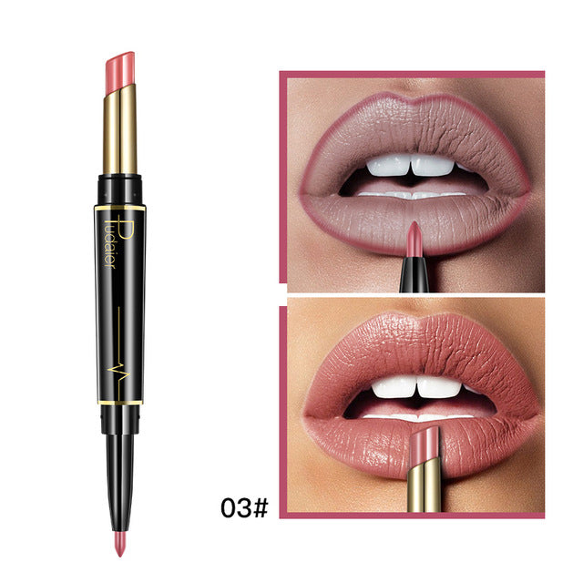 Matte Lipstick Wateproof Double Ended Long Lasting