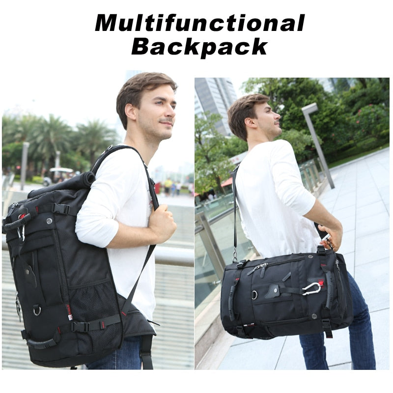 Multifunctional Waterproof Backpack Luggage Bag