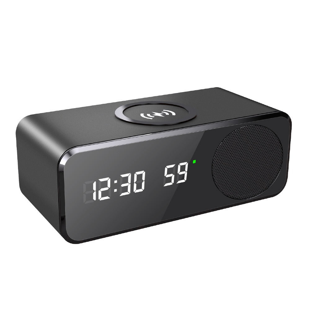 Time display wireless charging Bluetooth speaker