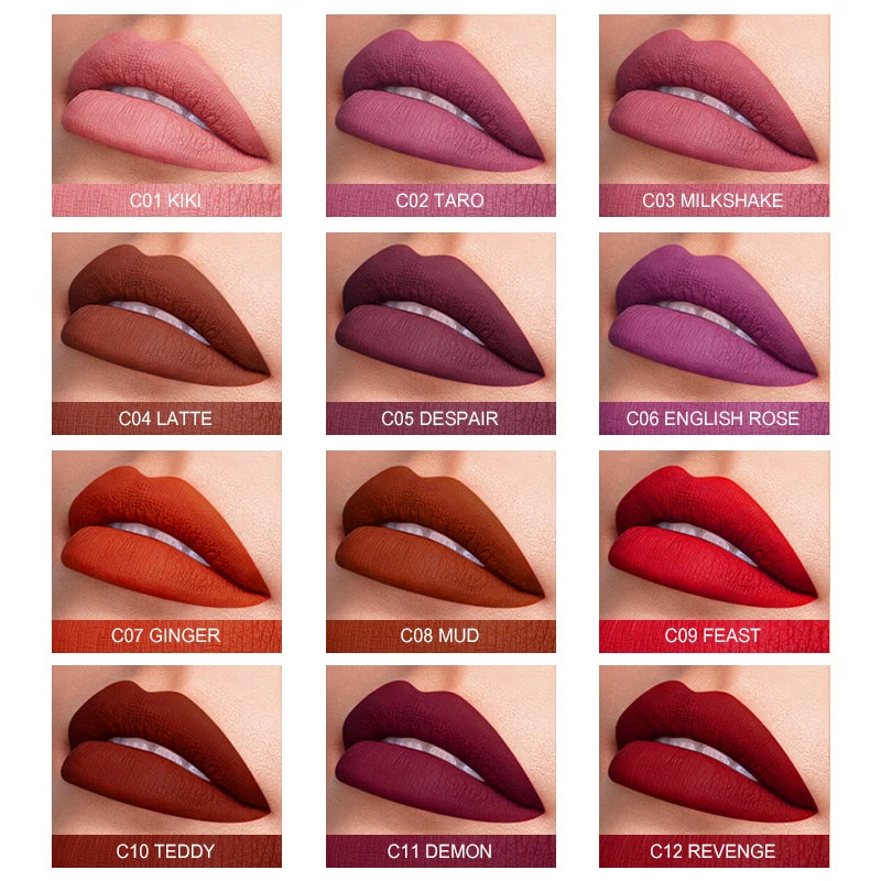 Waterproof Lip Gloss Matte Liquid Lipstick Matte