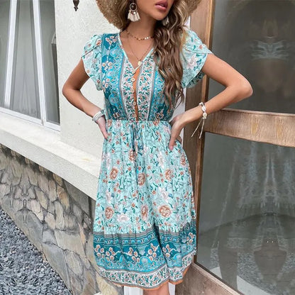 MIDI BEACH BOHEMIAN DRESSES