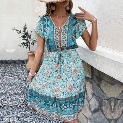 MIDI BEACH BOHEMIAN DRESSES